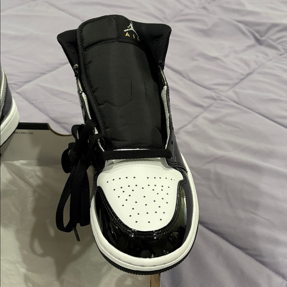 Jordan Air Sneakers in Black and White - Picture 2 of 9